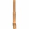 Ekena Millwork Alberta Smooth Timber Gable Bracket, Western Red Cedar, 60"W x 40"H x 3 1/2"D x 3 1/2"F, 16/12 Pitch GBW060X40X0404ALB00SWR - alternate 3